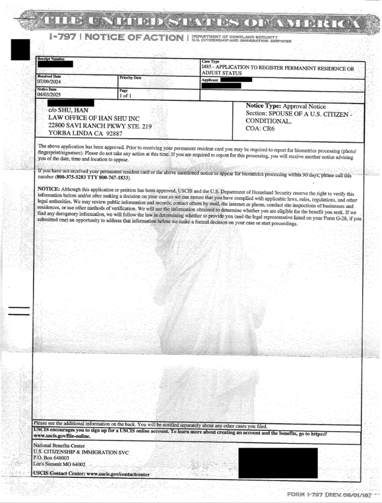 一视同仁！同性伴侣，面谈后第二天获批